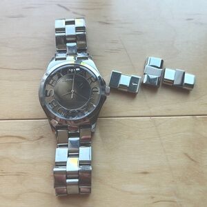 Marc Jacobs Silver Watch with extra links